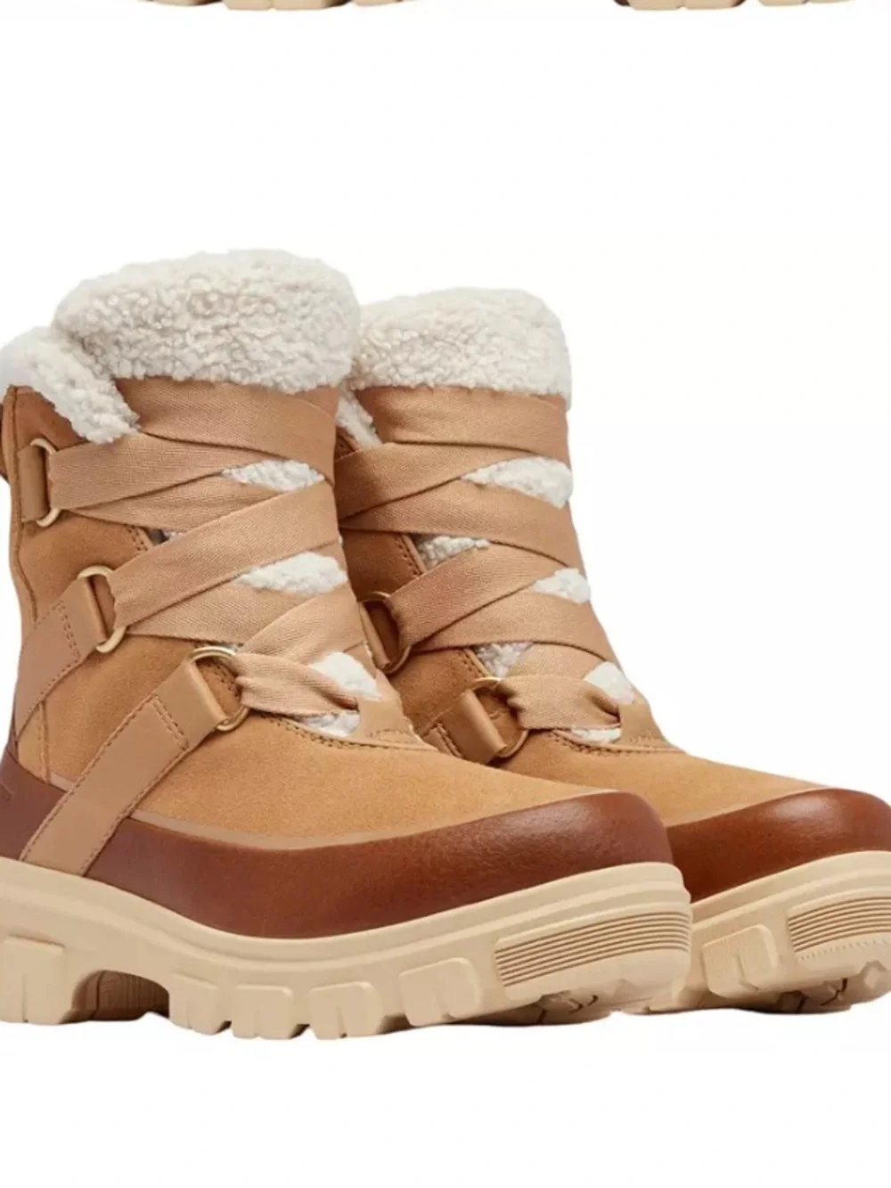 SOREL Women's Tivoli V Resort Waterproof Boot, Tan, size 9, NWT no box